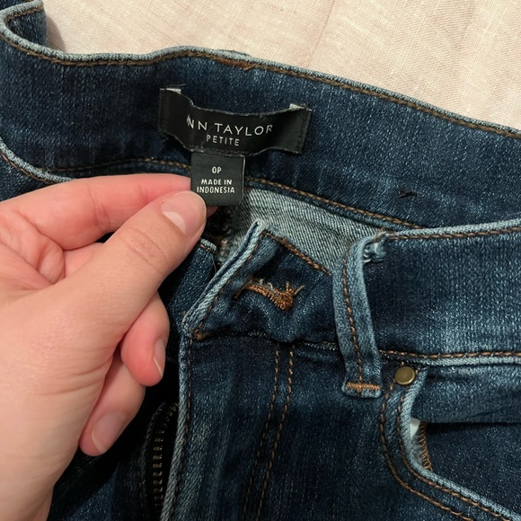 Ann Taylor embroidered jeans - Picture 3 of 5